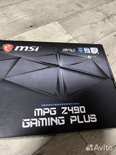 Материнская плата lga 1200. MSI Z490 gaming plus