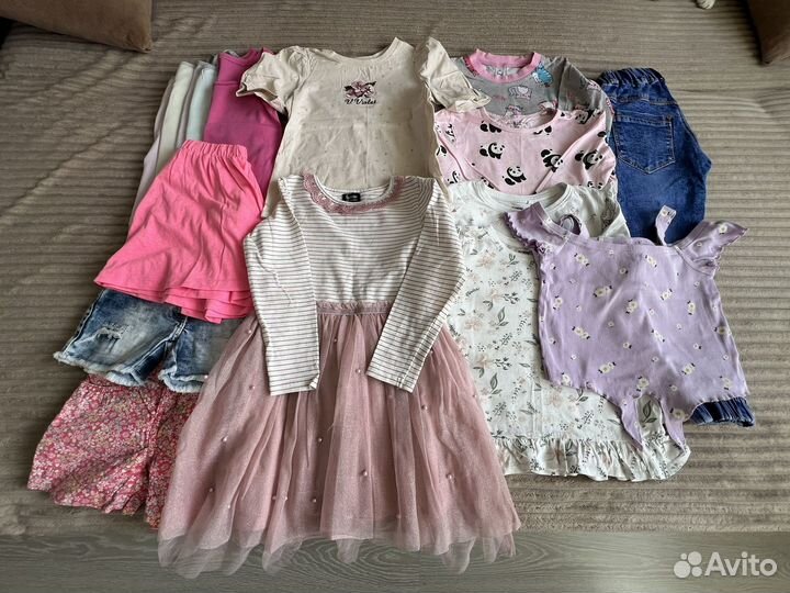 Пакет вещей для девочки р. 110/116