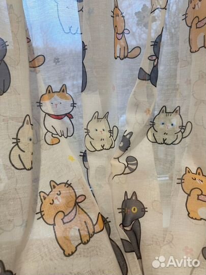 Штора тюль в детскую комнату