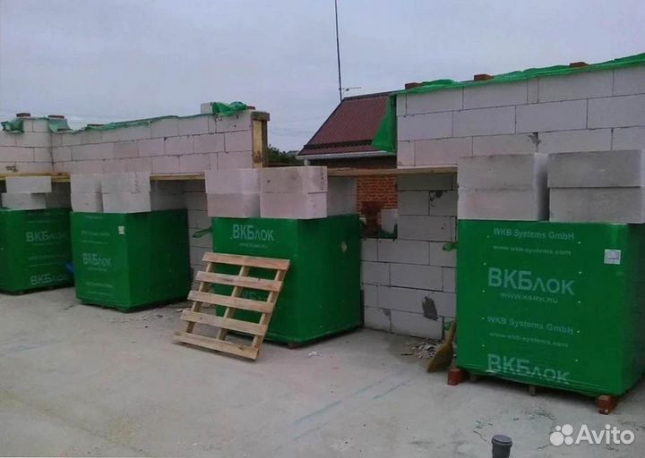 Газобетонные блоки 625*200*250