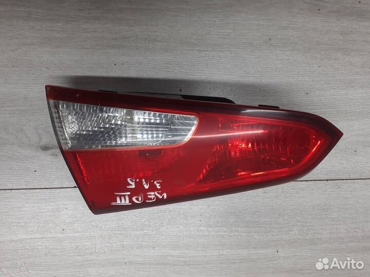 Фонарь задний левый внутренний Kia Cerato 3
