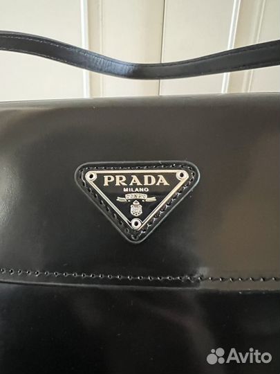 Сумка prada Cleo flap черная