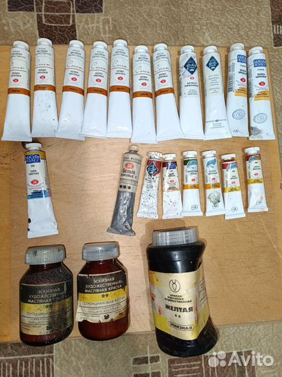 Масляные художественные краски