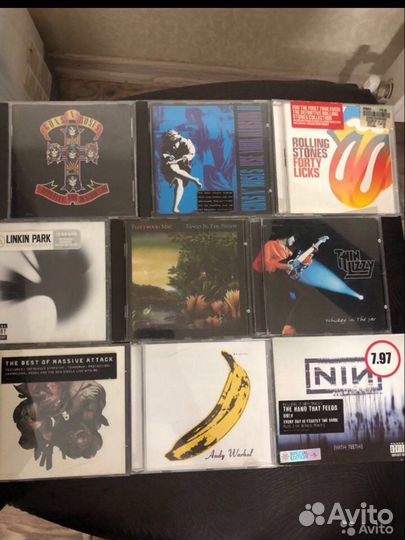 CD фирменные U2. Dire straits. Nirvana и др