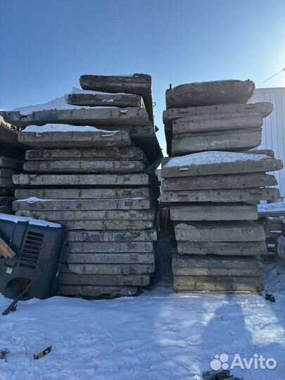 Плиты перекрытия бу