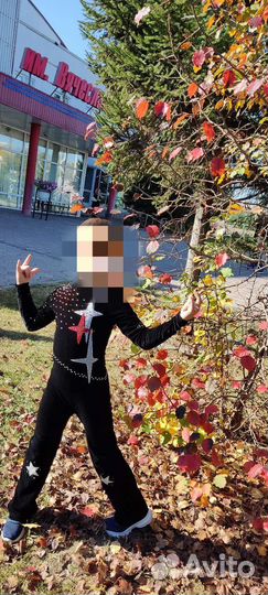 Костюм для выступления по фигурному катанию 124