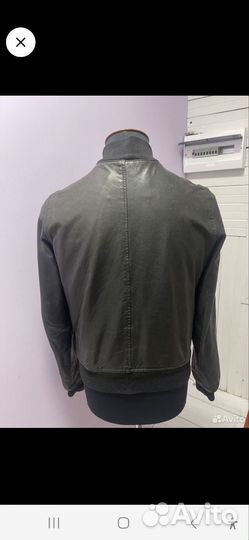 Куртка кожаная dsquared оригинал муж 48