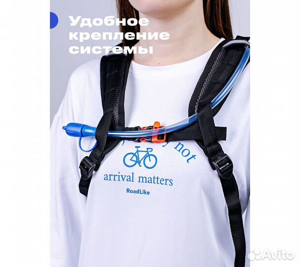 Рюкзак с гидросистемой RoadLike Hydro Sport, зелен