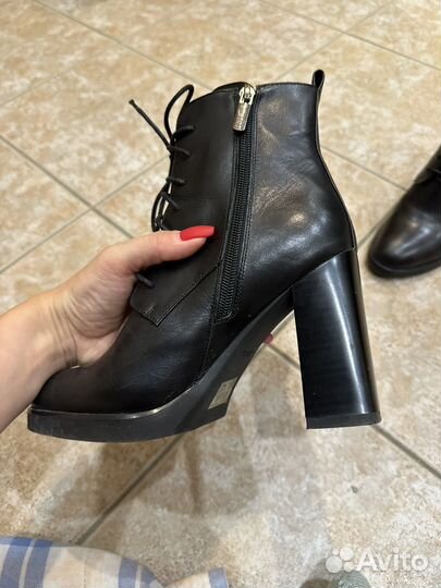 Ботильоны натуральная кожа 37