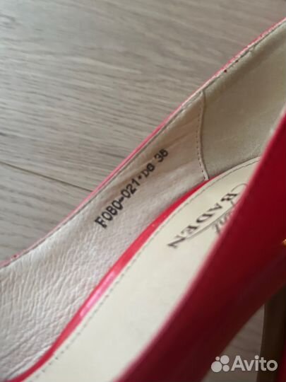 Туфли лодочки Baden красные