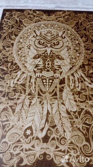 Картина выжженая