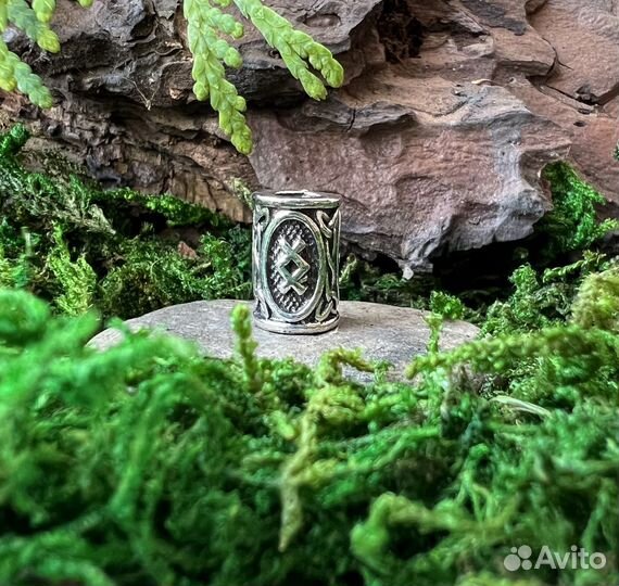 Руна Ингуз, для волос, бороды, браслетов