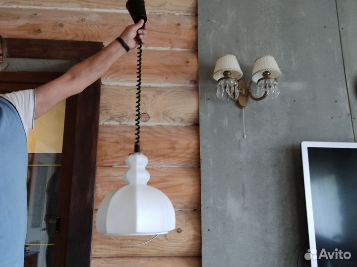 Светильник потолочный подвесной Югославия - винтаж