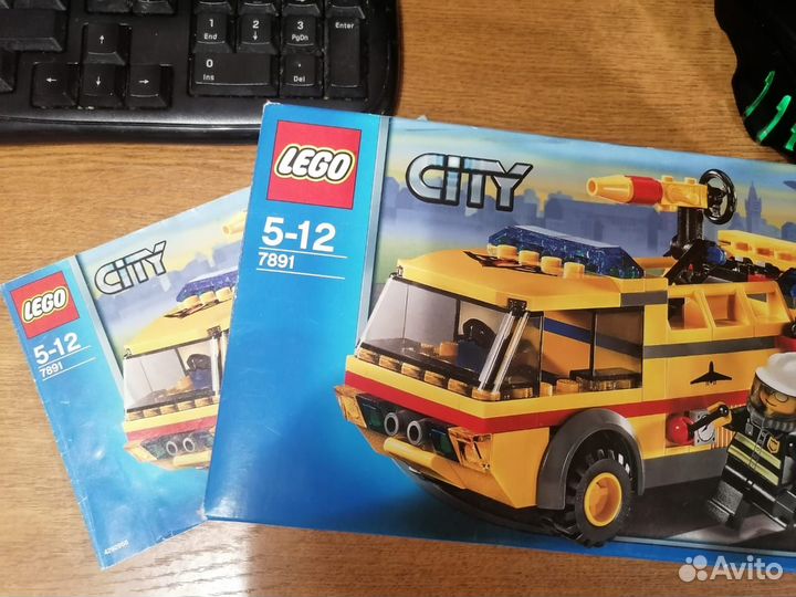 Lego city 7891 пожарная машина