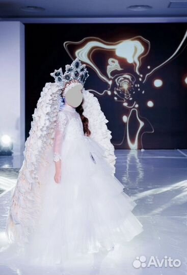 Праздничное платье в пол для девочки 128 134