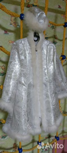 Костюм снегурочки для девочки р 116-122