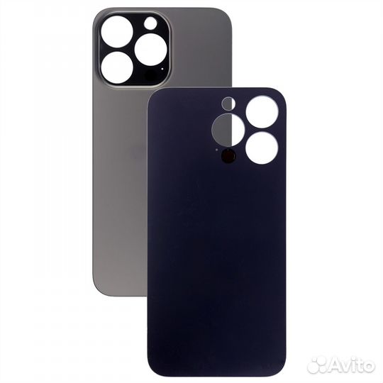 Задняя крышка для iPhone 13 Pro черный (Ростест)