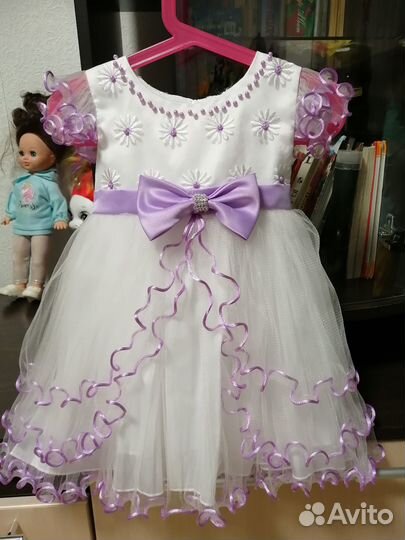 Платье для девочки 92