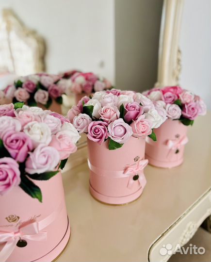 Букет из мыльных цветов