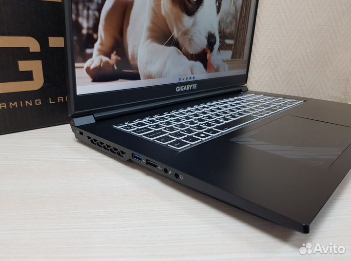 Ноутбук игровой Gigabyte на RTX 3050Ti + Гарантия