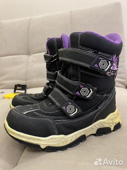 Зимние ботинки для девочки 35 размер