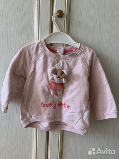 Лосины для девочки + свитшот BabyGo 80