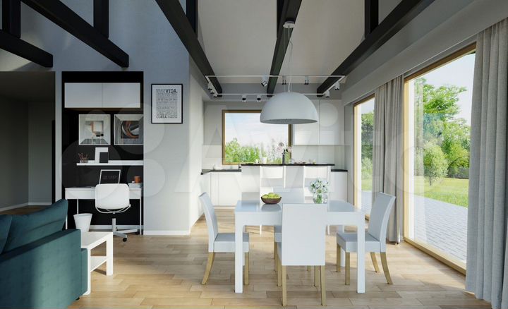 Дом 156,4 м² на участке 12 сот.