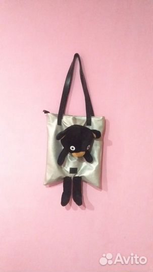 Сумка shoper с мишкой