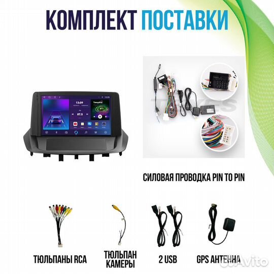 Магнитола Topway Renault Fluence 1 4/64