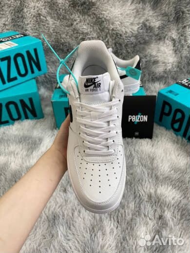 Nike Air Force Черно-Белые Оригинал Poizon