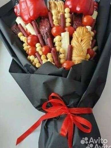 Мужской букет, съедобные букеты