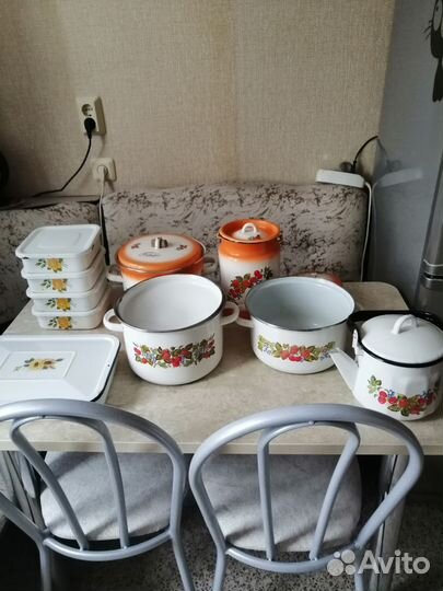 Эмалированная посуда СССР