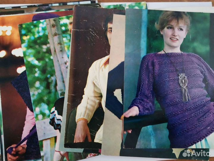 Вязание. Комплект из 16 карточек 