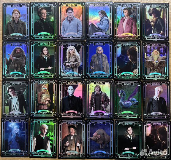 Редкие карточки Гарри Поттер оригинал