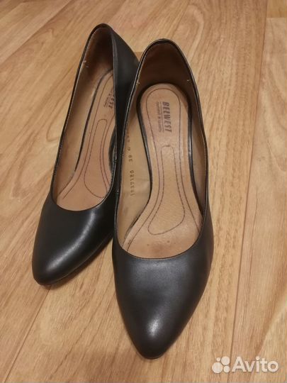 Туфли Belvest лодочки черные 39