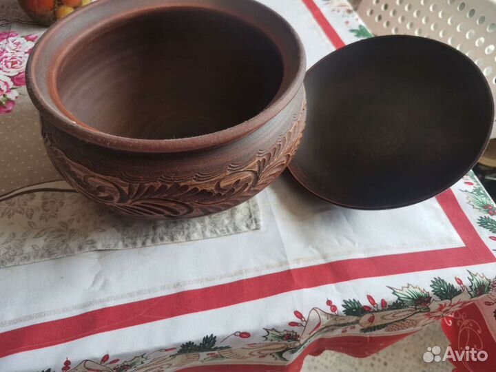 Горшок керамический для запекания