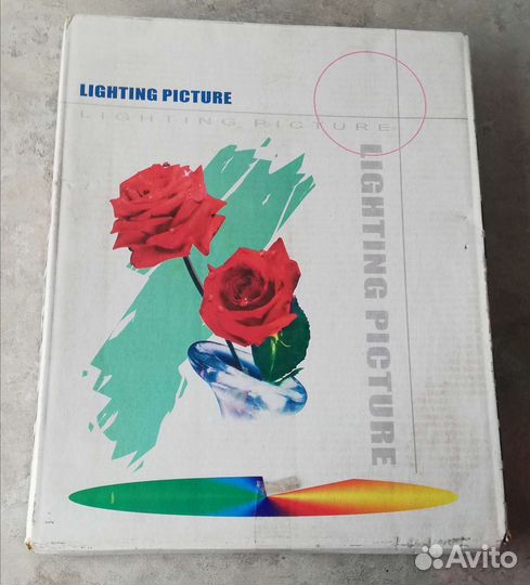 Картина с подсветкой зеркальная