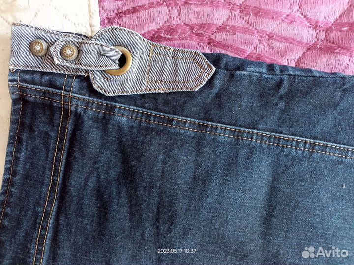 Бриджи джинсовые женские 50-52