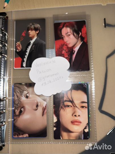 Карты к-pop stray kids enhypen