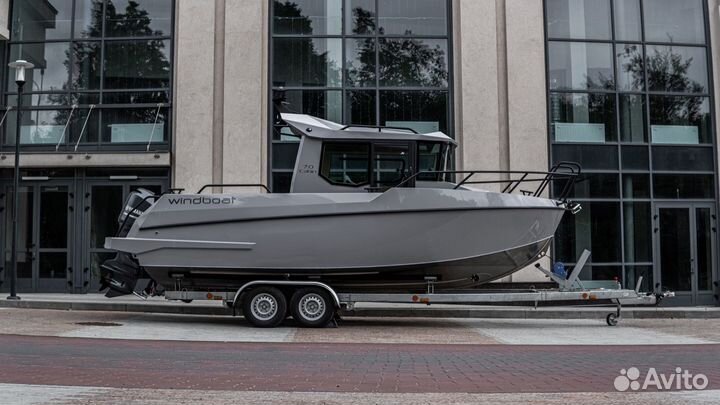 Алюминиевый кабинный катер Windboat 7.0 Cabin