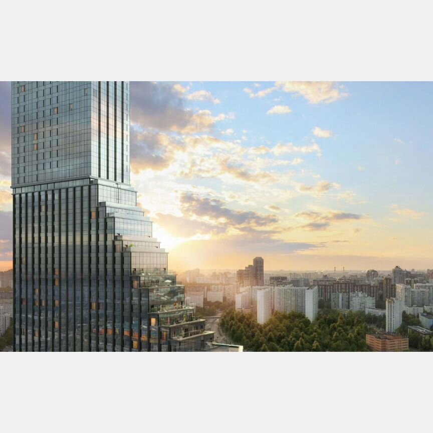 1-к. квартира, 39,8 м², 34/58 эт.