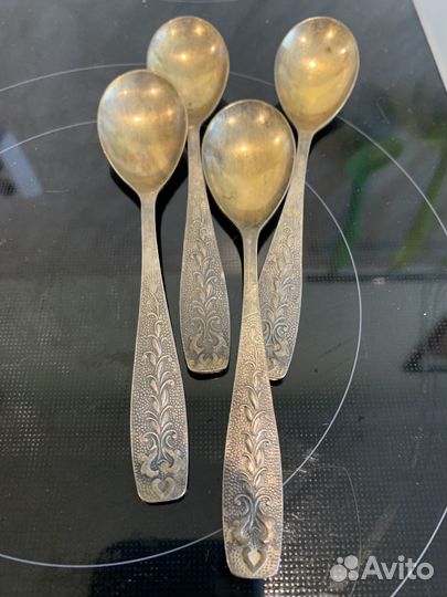 Чайные ложки из мельхиора СССР