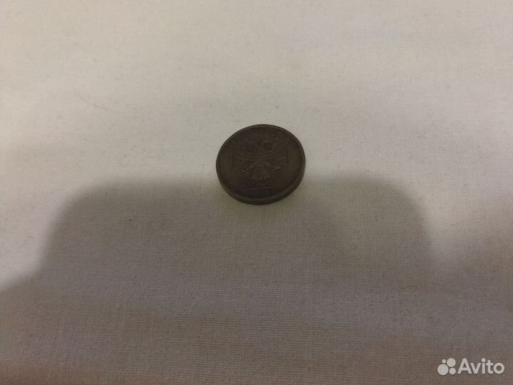 Монета 10 рублей брак