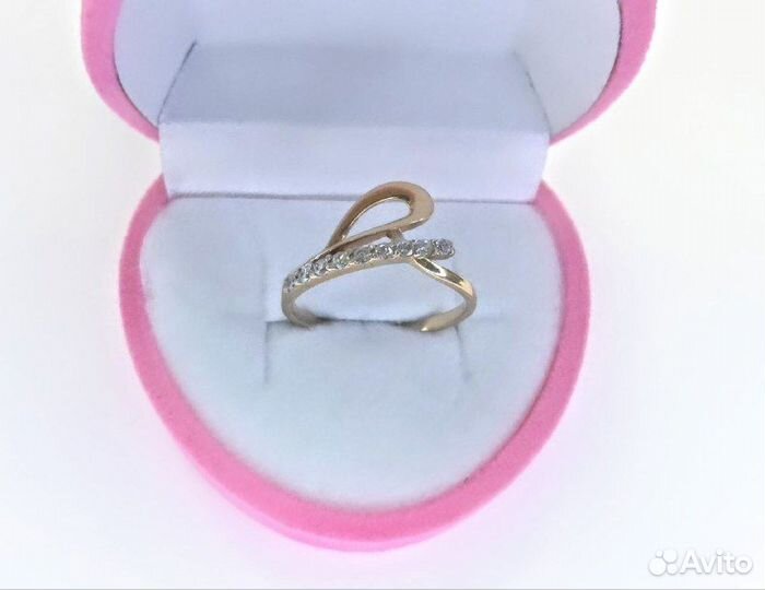 Кольцо золотое 585 гр1,53 р 16,5 (арт 117784)сп29