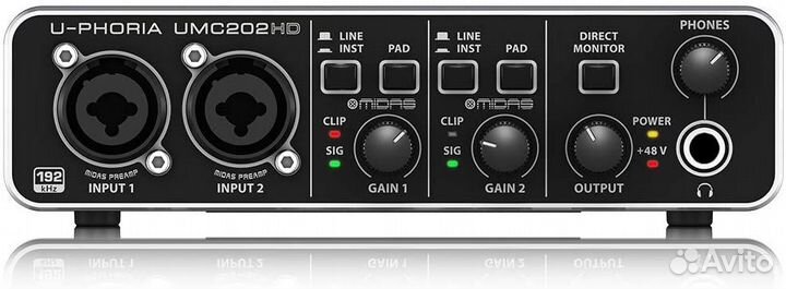 Комплект для звукозаписи Behringer U-Phoria Studio