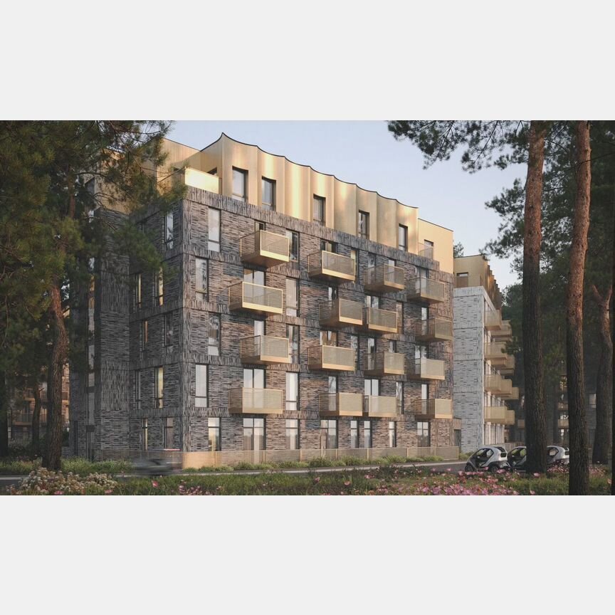 2-к. апартаменты, 56,9 м², 2/6 эт.