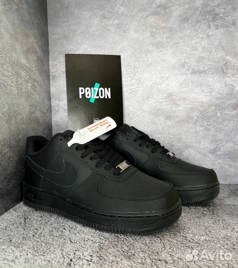 Кроссовки мужские Nike Air Force 1 Black