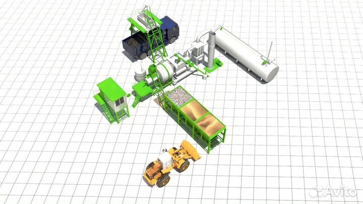 Асфальтный завод абз QLB30