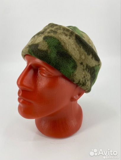 Шапка флисовая тактическая мох, мультикам и др. 2я