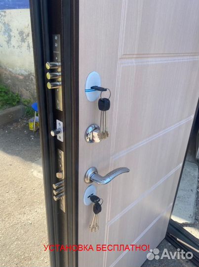 Дверь входная в квартиру с установкой